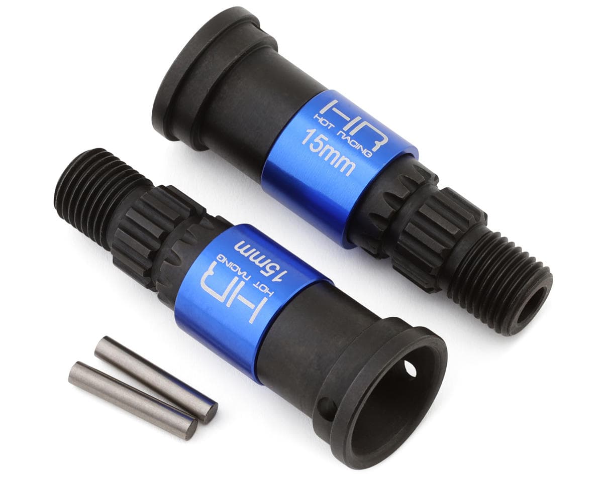 Hot Racing Steel HD CV Drive Axles for Traxxas XRT/X-Maxx (2) (+15mm)