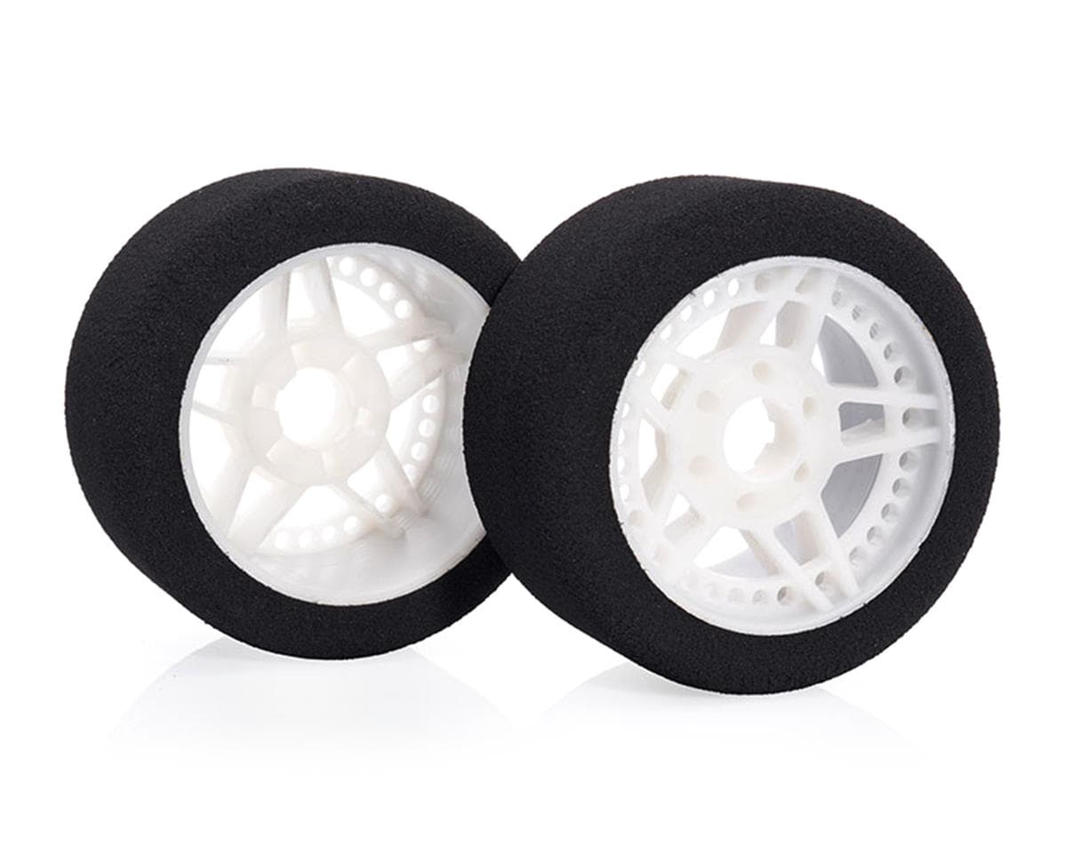 Matrix 37mm 1/8 On-Road Foam Front Tires (45 Shore) (Light Rim) (2) (Pin Style)