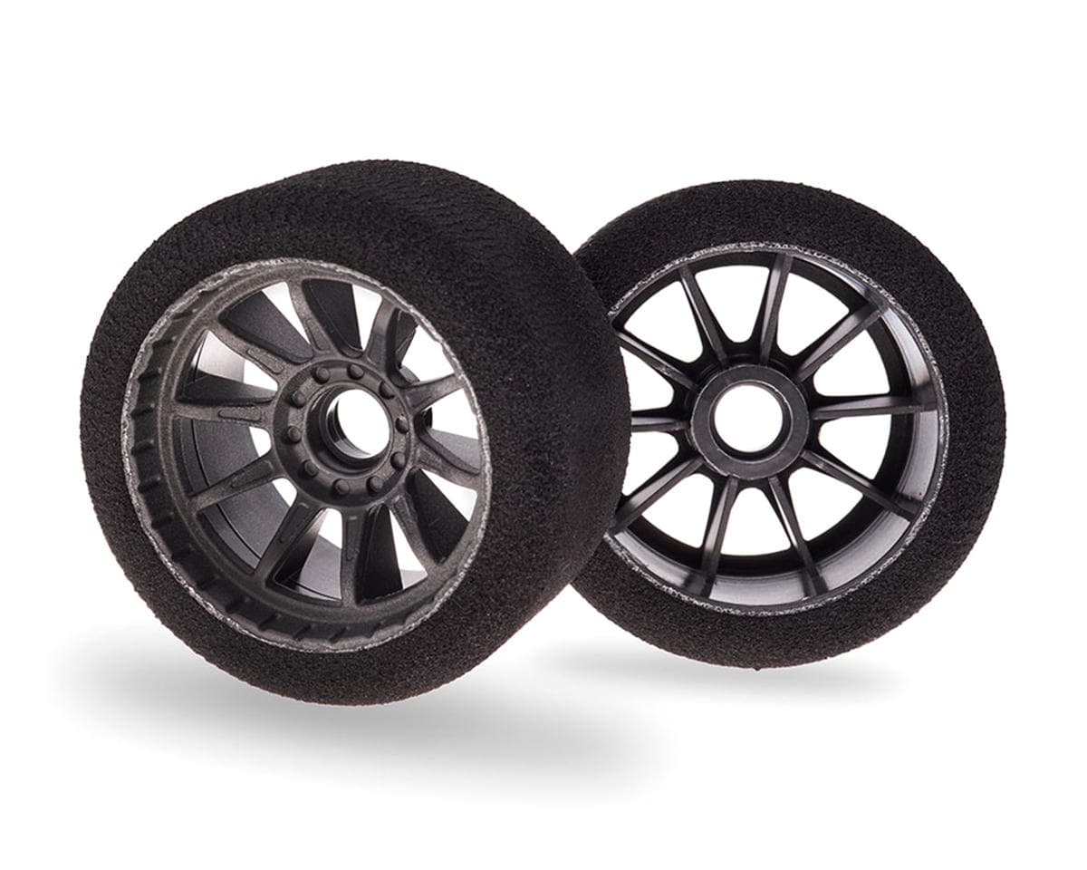 Matrix 1/10 Pre-Mounted F1 Foam Front Tires (59mm) (2) (Bearing Style) (42 Shore)