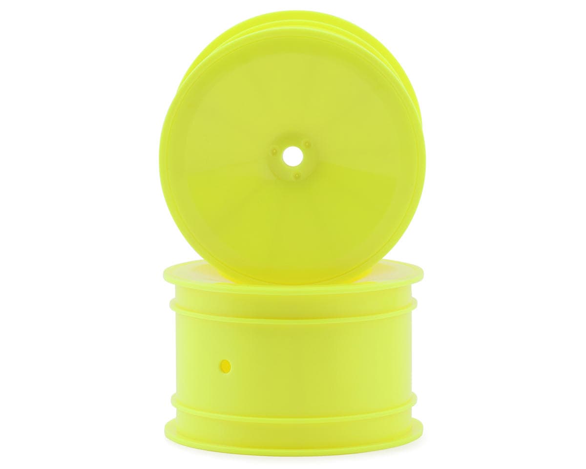Mugen Seiki 2.2 Rear Buggy Wheels (Yellow) (2) (12mm Hex)