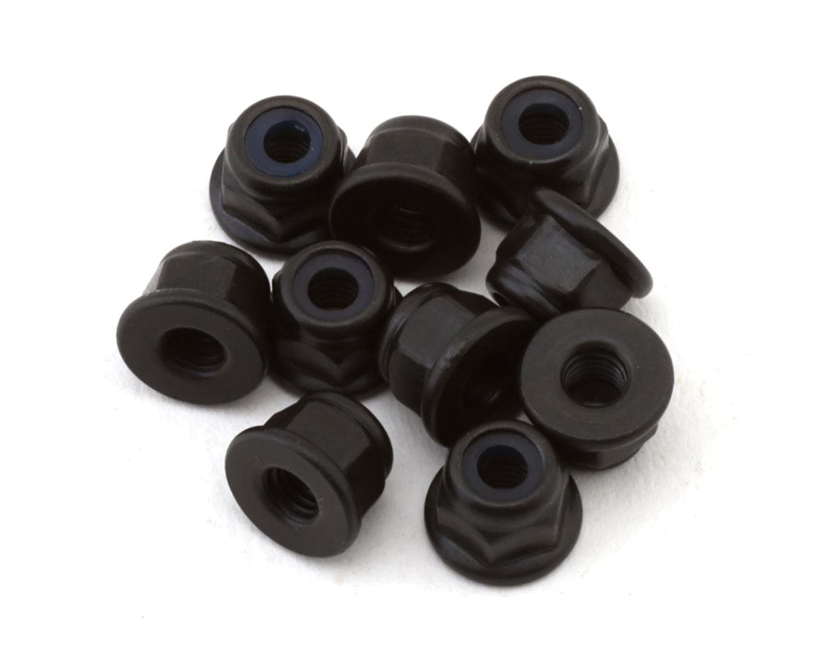 Mugen Seiki 3mm Nylon Flange Nuts (10)