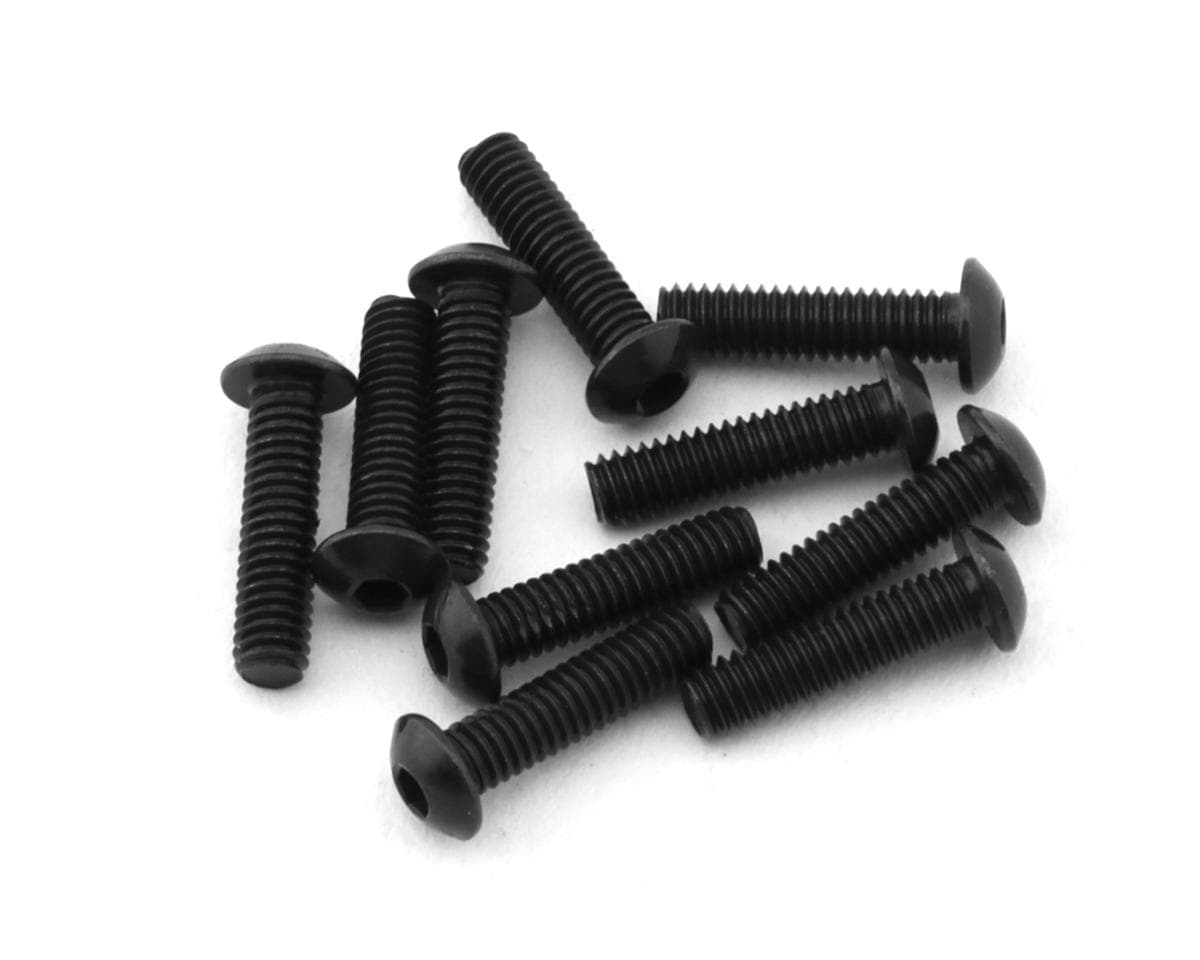 Mugen Seiki 2.5x10mm Button Head Screws (10)