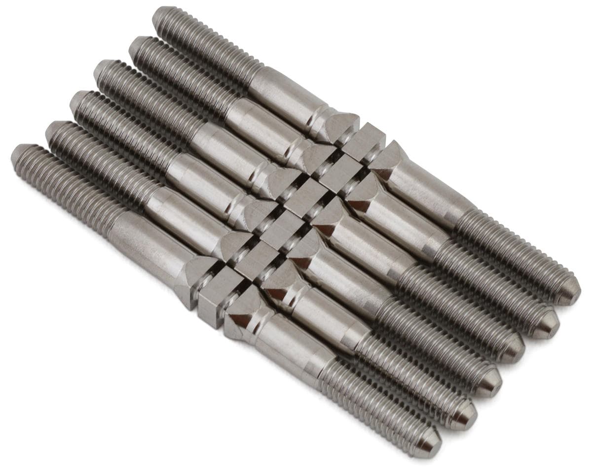 Whitz Racing Products HyperMax RC10B7/B7D 3.5mm Titanium Turnbuckles (Silver) (6)