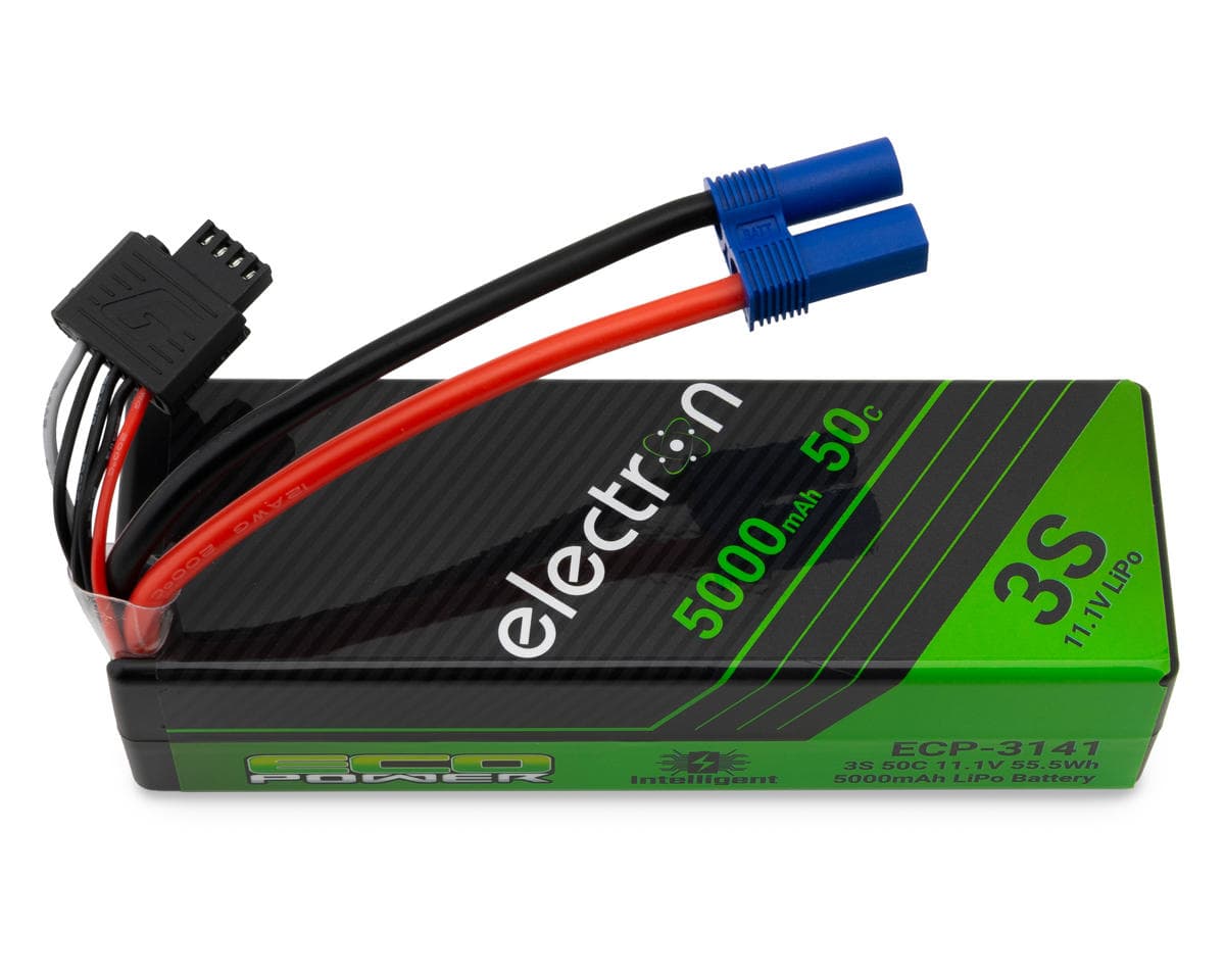 EcoPower "Electron" 3S 50C Intelligent LiPo Battery w/EC5 Connector (11.1V/5000mAh) (Arrma™ & Losi™ 3S vehicles, SCX6)