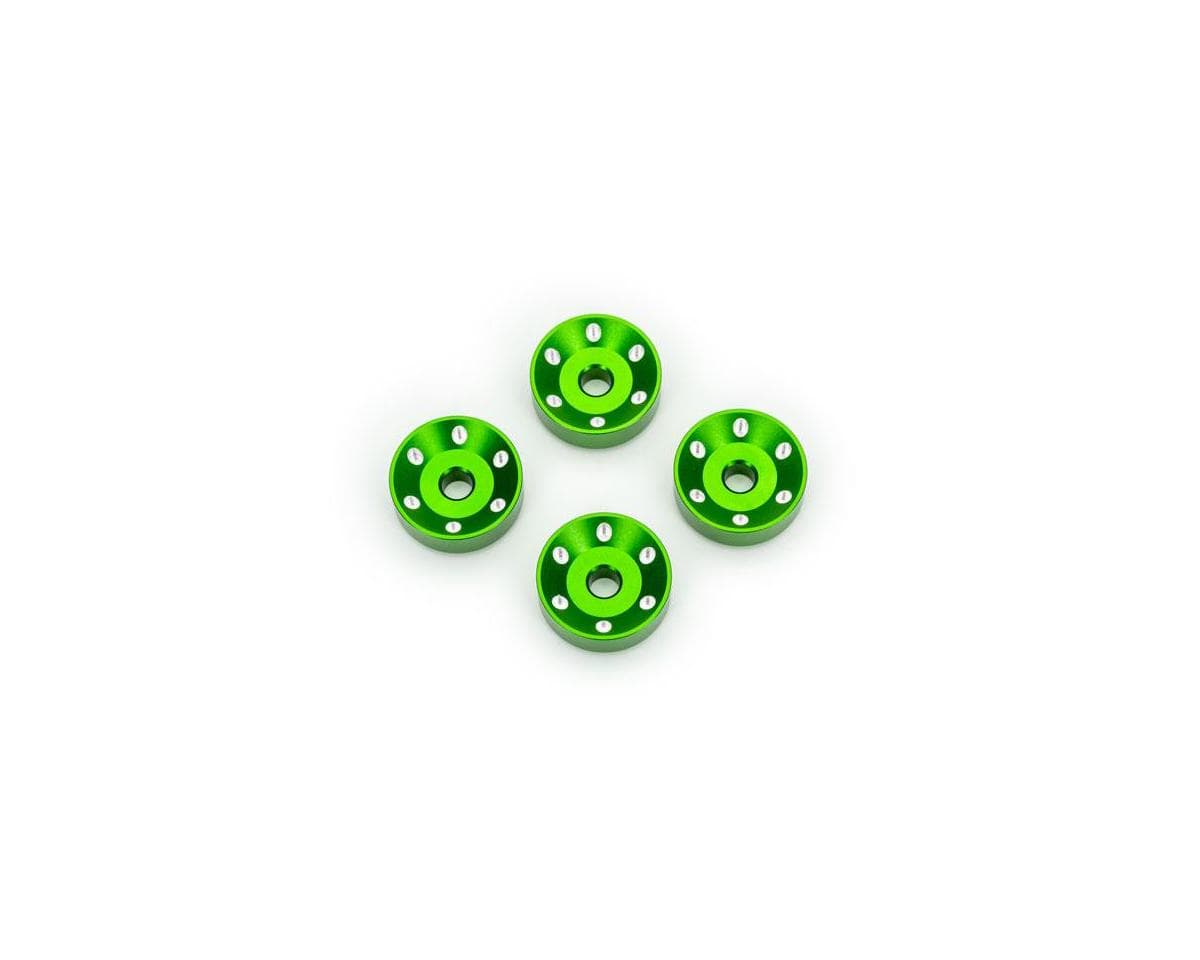 Traxxas Maxx® Slash® Aluminum Wheel Washers (Green) (4)