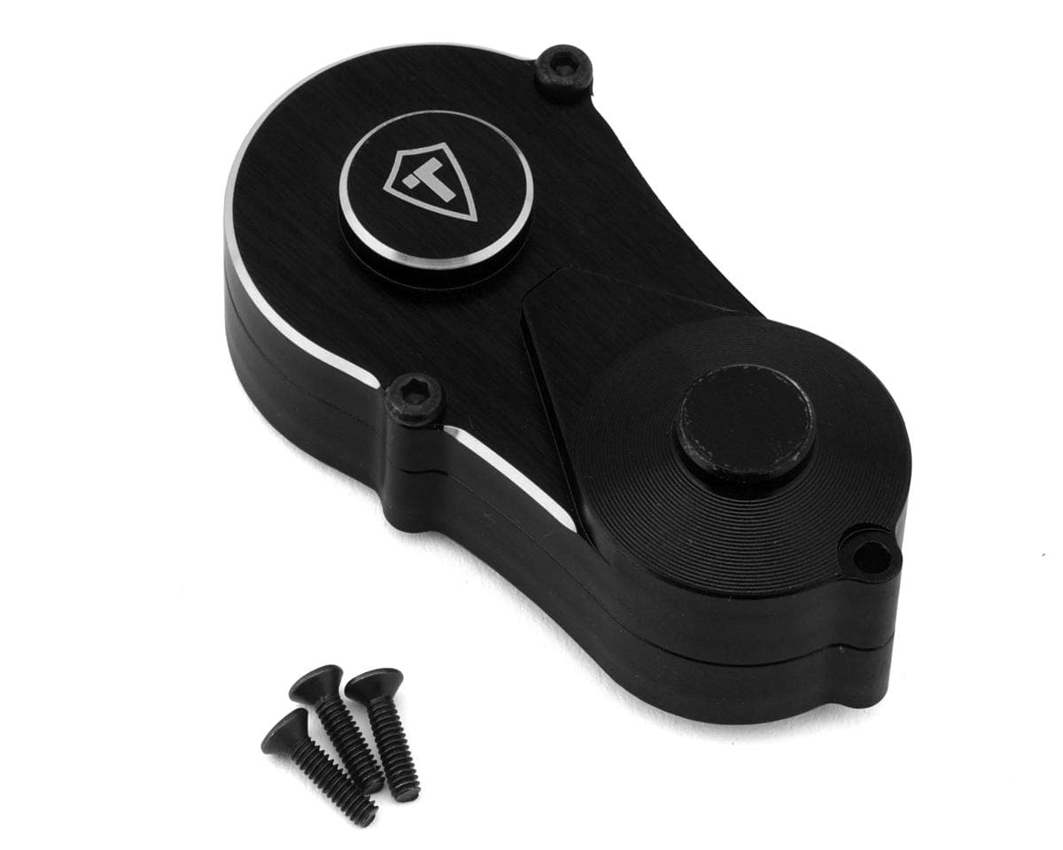 Treal Hobby Losi Mini LMT Aluminum Outer Transmission Gearbox Housing Cover (Black)