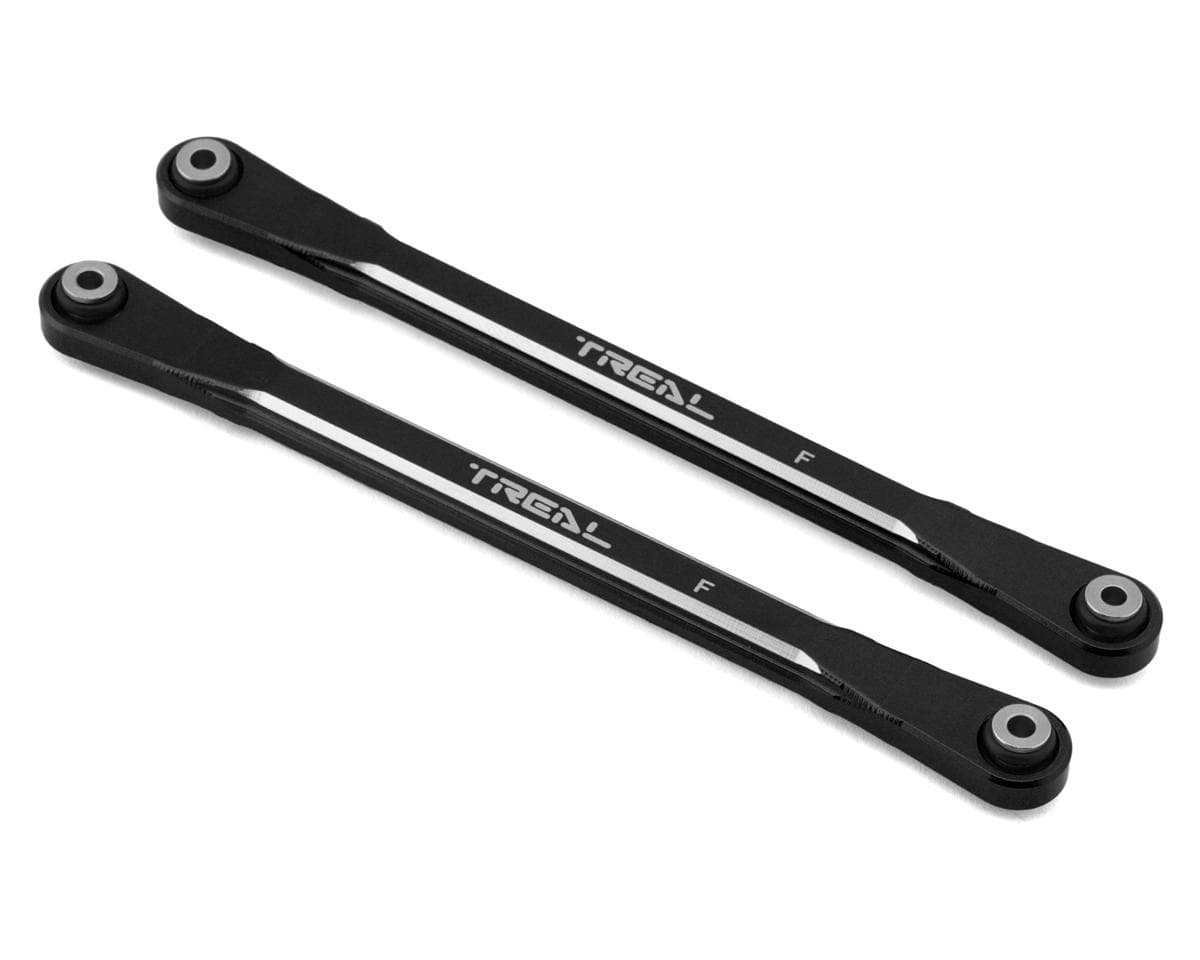 Treal Hobby Aluminum Front Suspension Camber Links for Traxxas Sledge (Black) (2)