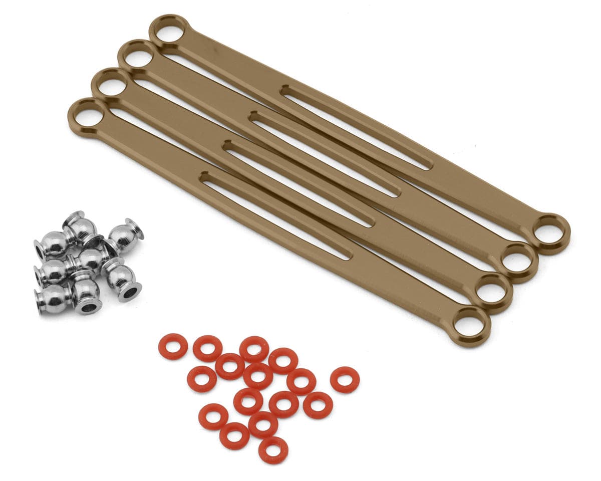 Redcat Ascent-18 Aluminum Rear Upper & Lower Links (Bronze) (4)