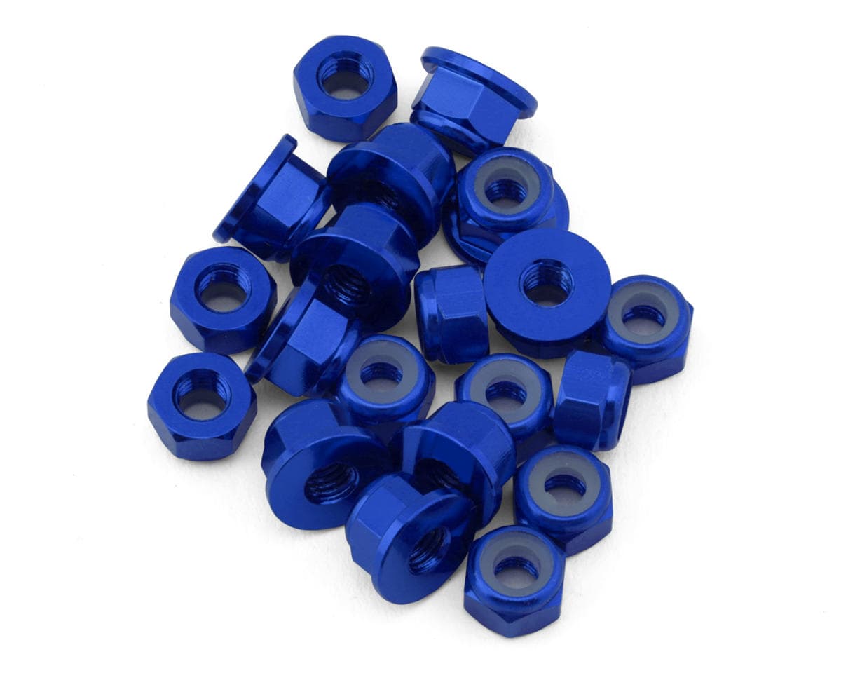 175RC Mugen MSB1 Aluminum Nut Kit (Blue)