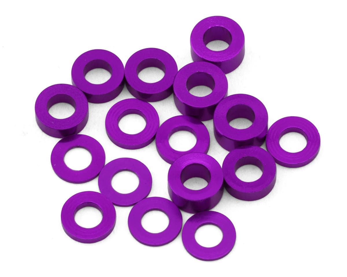 175RC Mugen MSB1 Aluminum Spacers Kit (Purple)