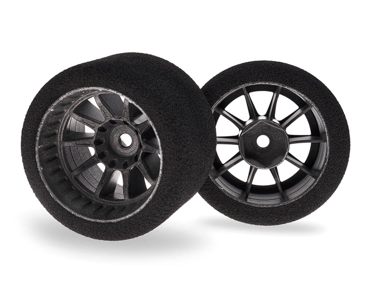Matrix 1/10 Pre-Mounted F1 Foam Rear Tires (2) (14mm Hex) (32 Shore)