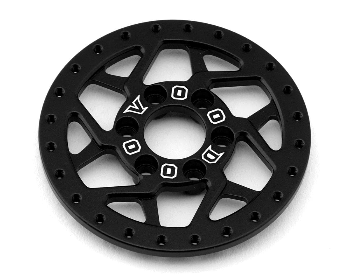 Team Ottsix Racing Deep Pocket 1.9 Aluminum Faceplate (Black) (1) (3D Dillinger)