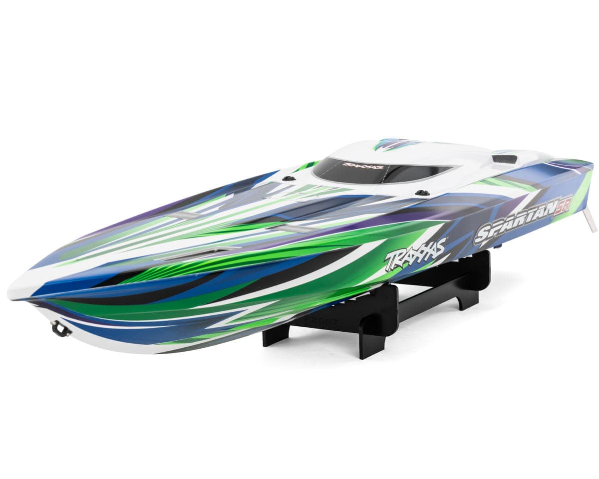 Traxxas Spartan® SR 6S High-Performance Brushless RTR Race Boat (Green) w/TQi™ 2.4GHz Radio & TSM®