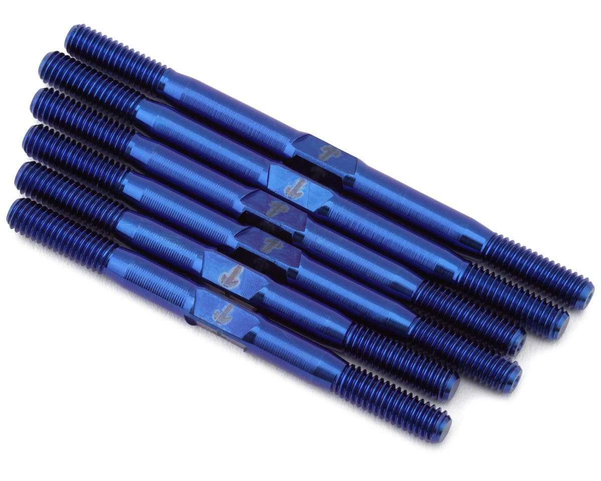 1UP Racing Schumacher Cat L1 Evo Pro Duty Titanium Turnbuckle Set (Blue)