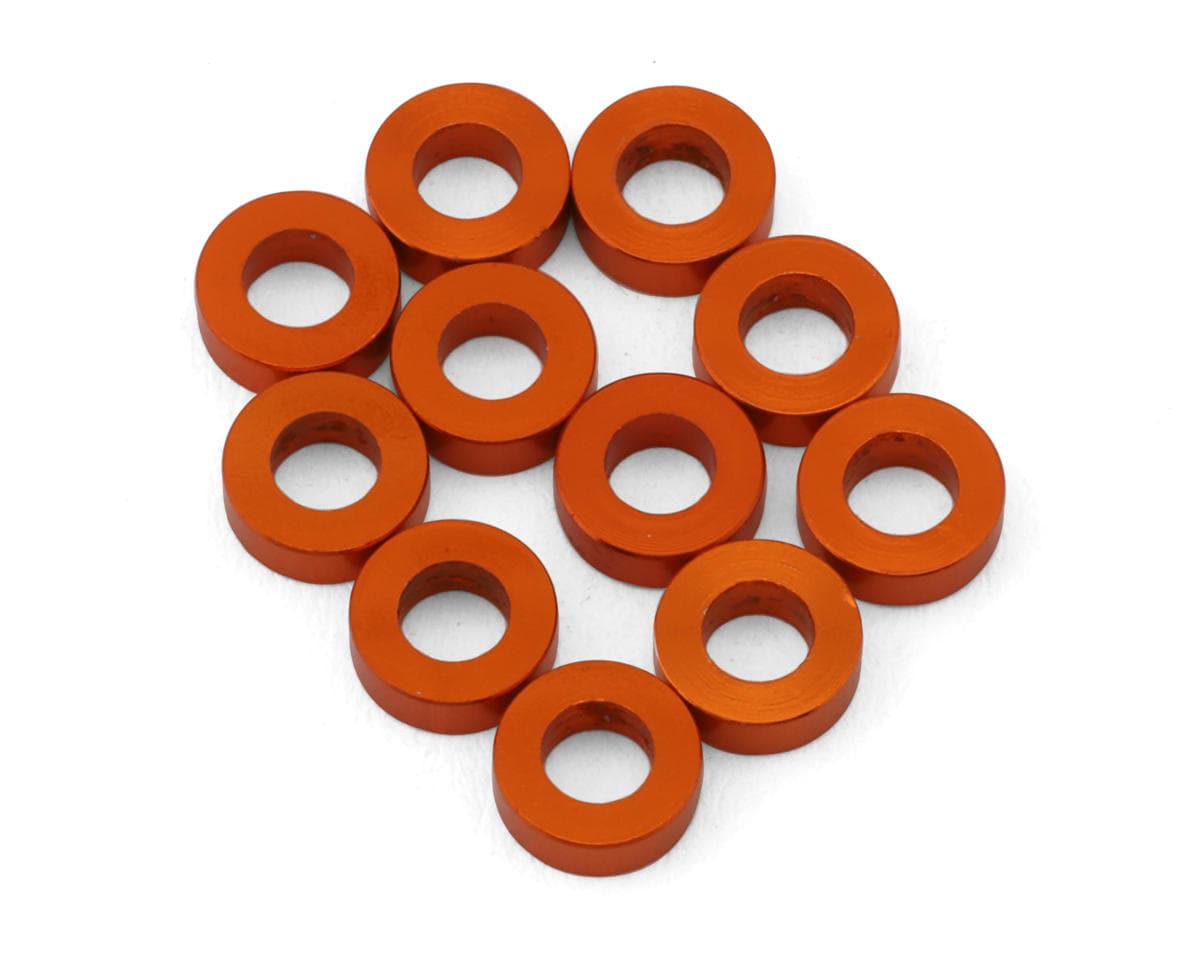 eXcelerate 3x6x2mm Aluminum Shims (Orange) (12)