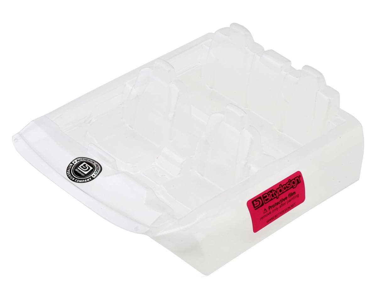Bittydesign T400 1/10 Rock Crawler Body Pre-Trimmed Interior Cockpit (Clear)