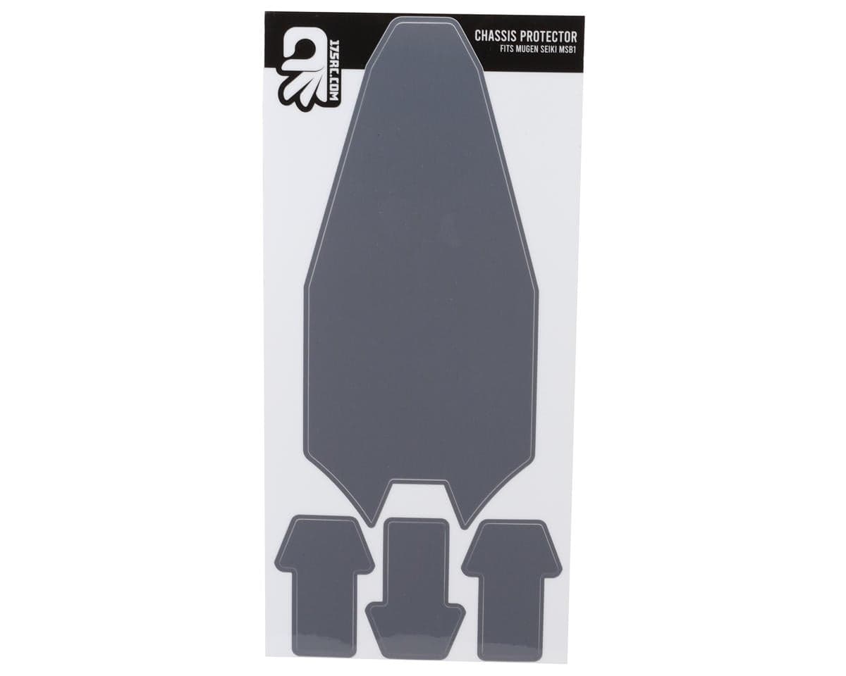 175RC Mugen MSB1 Precut Chassis Skin (Titanium Grey)