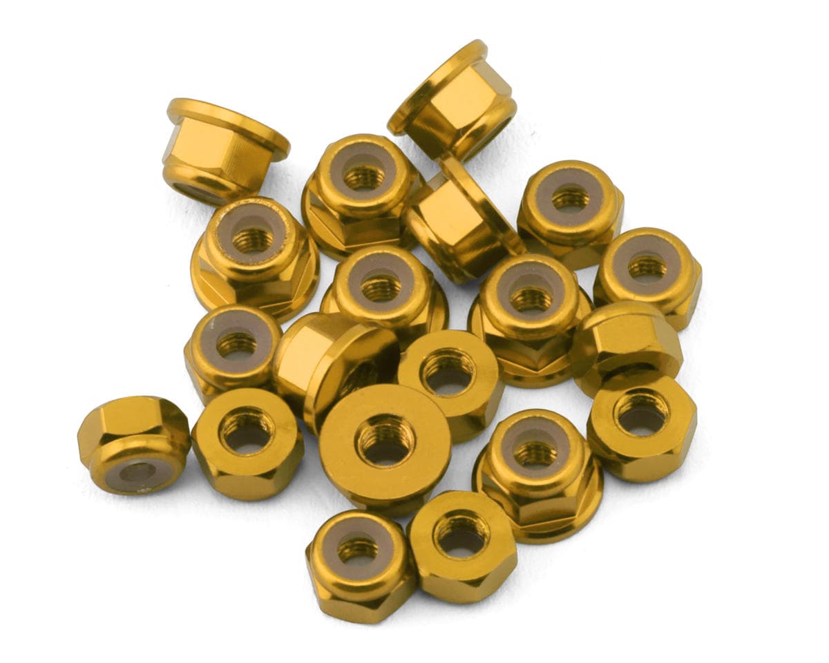 175RC Team Associated RC10B74.2D CE Aluminum Nuts Kit (Gold)