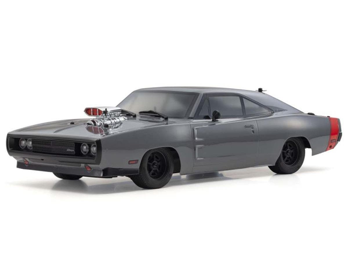 Kyosho EP Fazer Mk2 FZ02L VE 1970 Dodge Charger 4WD 1/10 RTR Touring Car w/Syncro KT-231P+ 2.4GHz Radio (Grey)