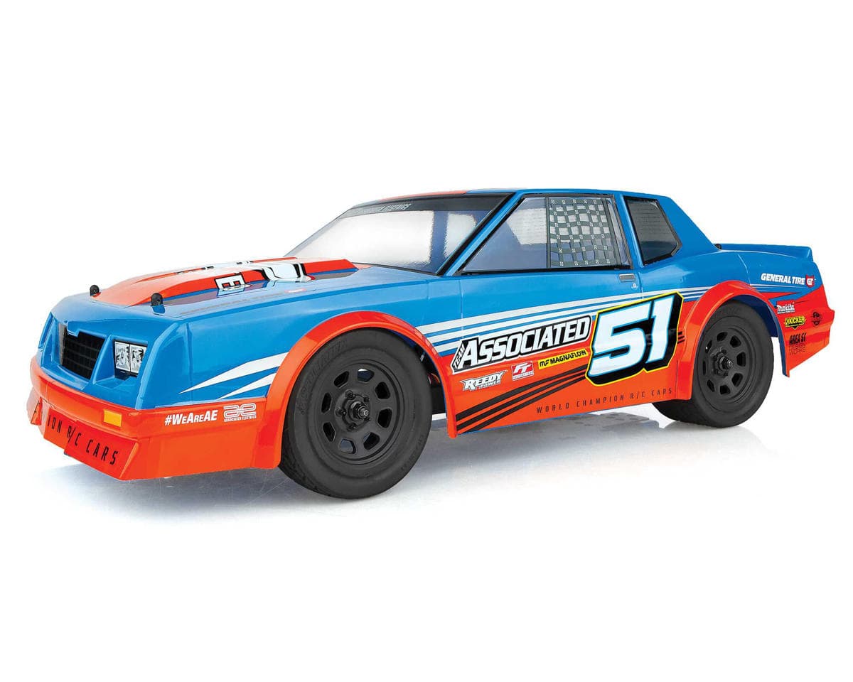 Team Associated SR10M RTR Electric Brushless 2WD Dirt Oval Car Combo (Blue) w/2.4GHz Flysky FS-G4P Radio, Battery & Charger