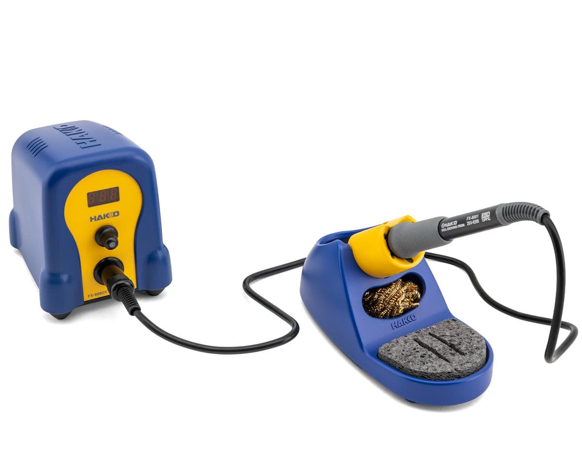 Hakko FX888DX ESD Safe Digital Adjustable Temperature Soldering Iron Station (Blue)