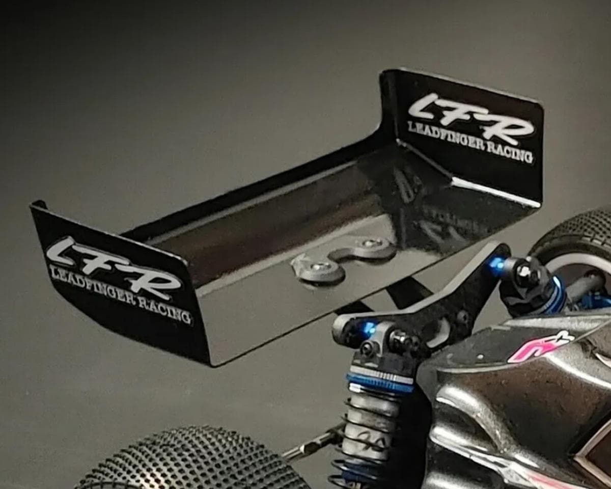 Leadfinger Racing Retro 1/10 Buggy Wing (Clear) (2)