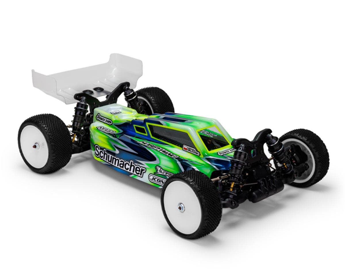 JConcepts Schumacher Cat L1R "F2" 1/10 Buggy Body w/Carpet Wing (Clear) (Lighweight)