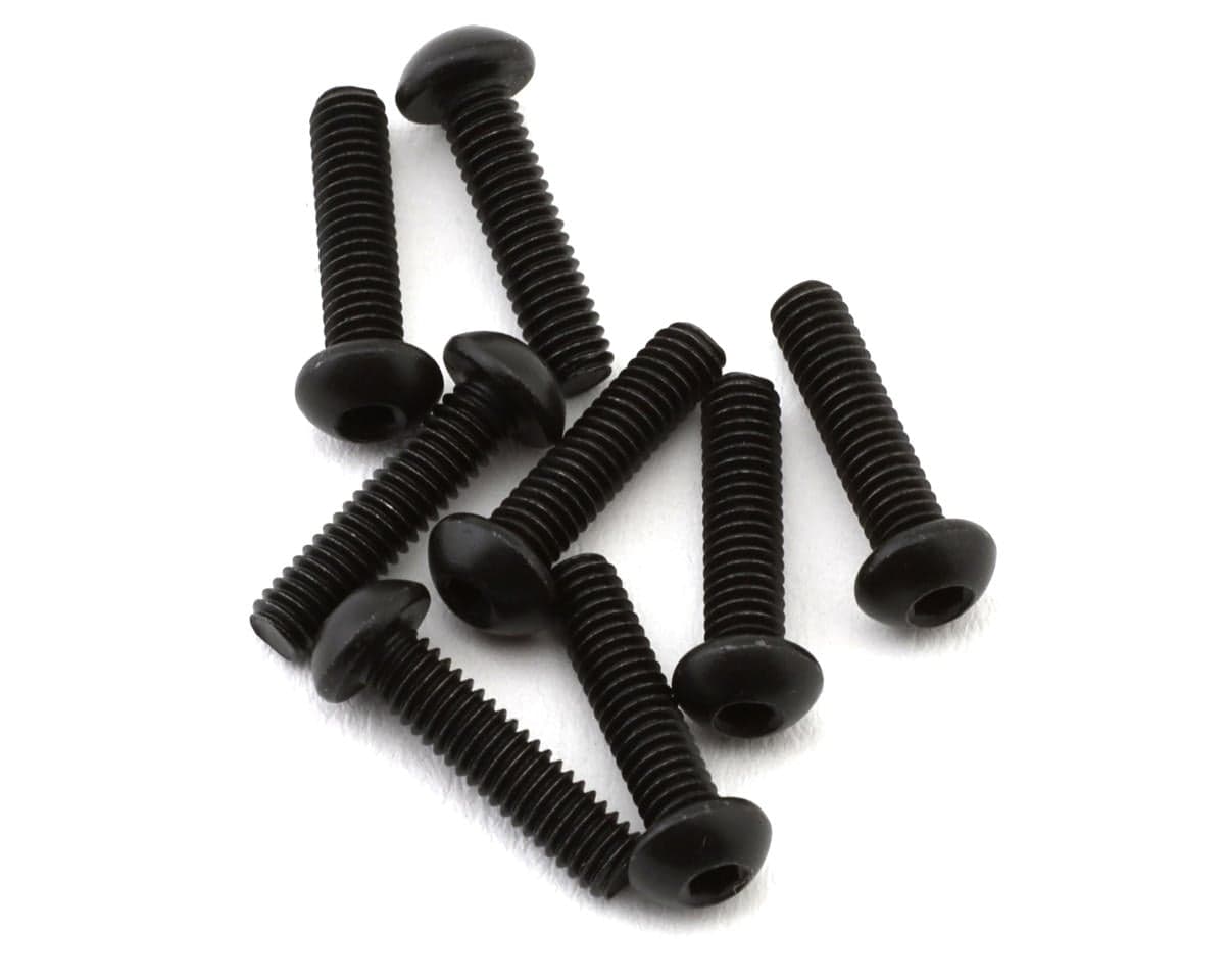 Yokomo 2.5mm Button Head Socket Screws (8) (10mm)