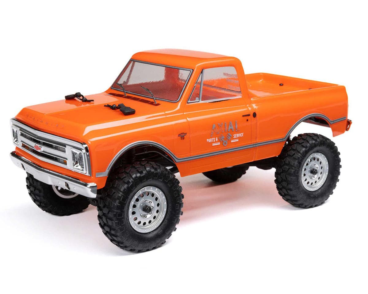 Axial SCX24 1967 Chevrolet C10 1/24 4WD RTR Scale Mini Crawler (Orange) w/2.4GHz Radio