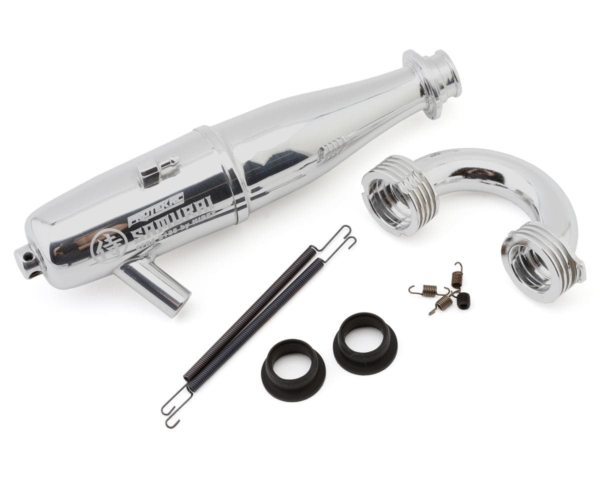 ProTek RC 2135 Nitro Buggy Tuned Exhaust Pipe w/80mm Manifold (Welded Nipple)