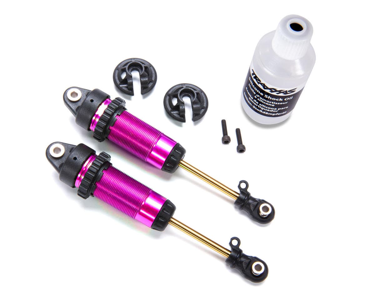 Traxxas Shocks Gtr Xx-Long Pink W/Tin Shafts