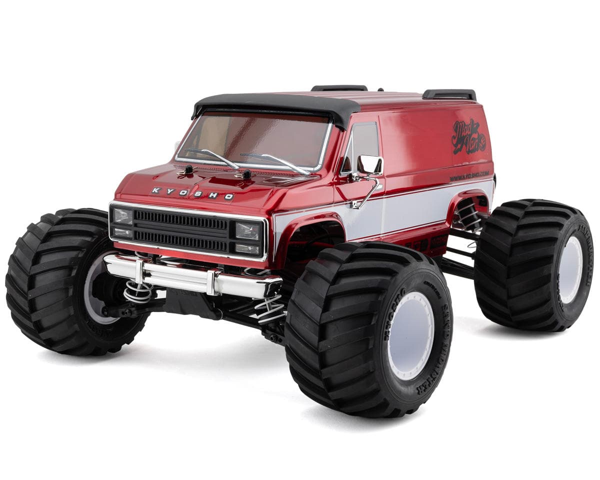 Kyosho Fazer Mk2 Mad Van VE 1/10 4WD Readyset Brushless Monster Truck (Red) w/2.4GHz Radio