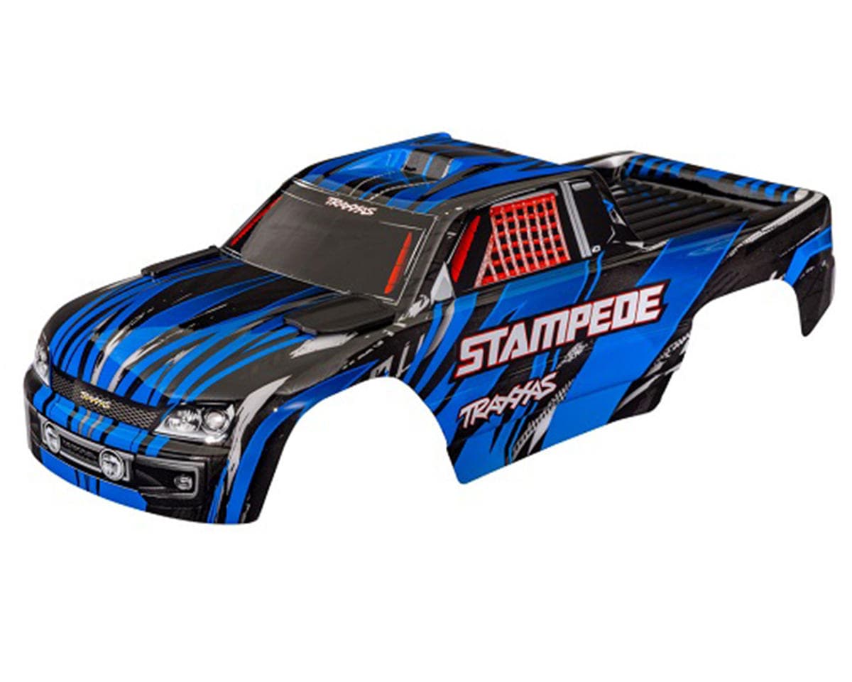 Traxxas Stampede® 1/10 2WD Pre-Painted Monster Truck Body (Blue)