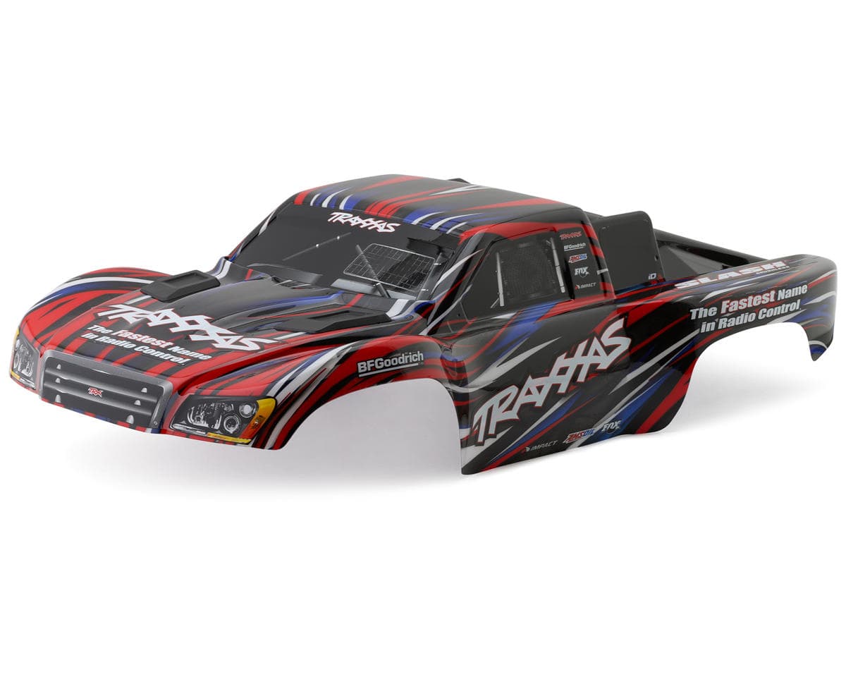 Traxxas Slash 4x4 Pre-Painted Clipless Body (Red)