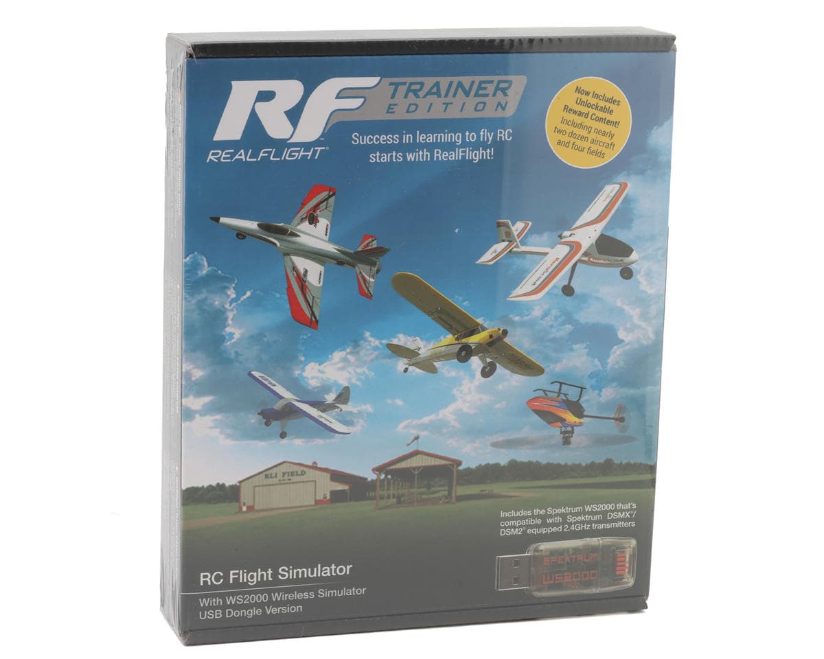 RealFlight Trainer Edition Flight Simulator w/WS2000 Wireless USB Dongle