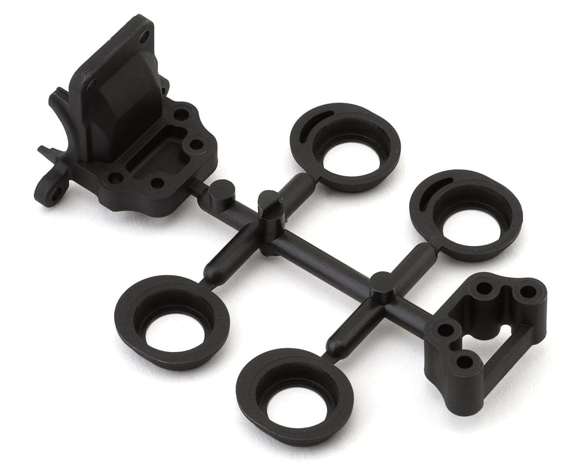 Yokomo SO1.0/2.0 Graphite Gearbox Cap, Differential Height Adapter & Shock Tower Spacer Set