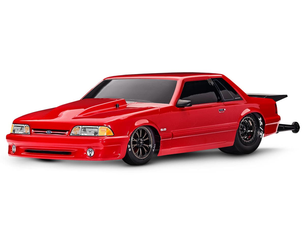 Traxxas Drag Slash HD 1/10 2WD RTR No Prep Car w/Ford Mustang 5.0 Body (Red) TQi 2.4GHz Radio & TSM