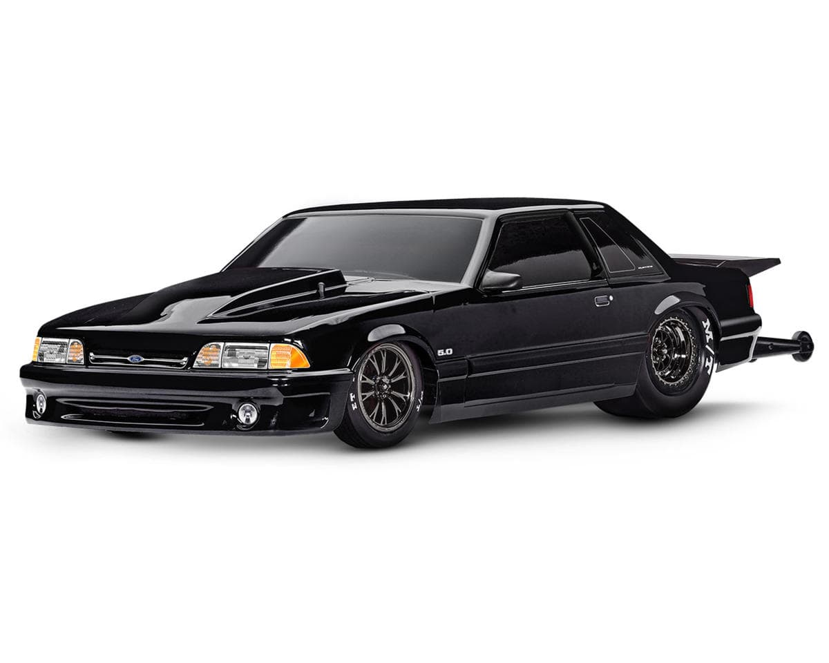 Traxxas Drag Slash HD 1/10 2WD RTR No Prep Car w/Ford Mustang 5.0 Body (Black) TQi 2.4GHz Radio & TSM