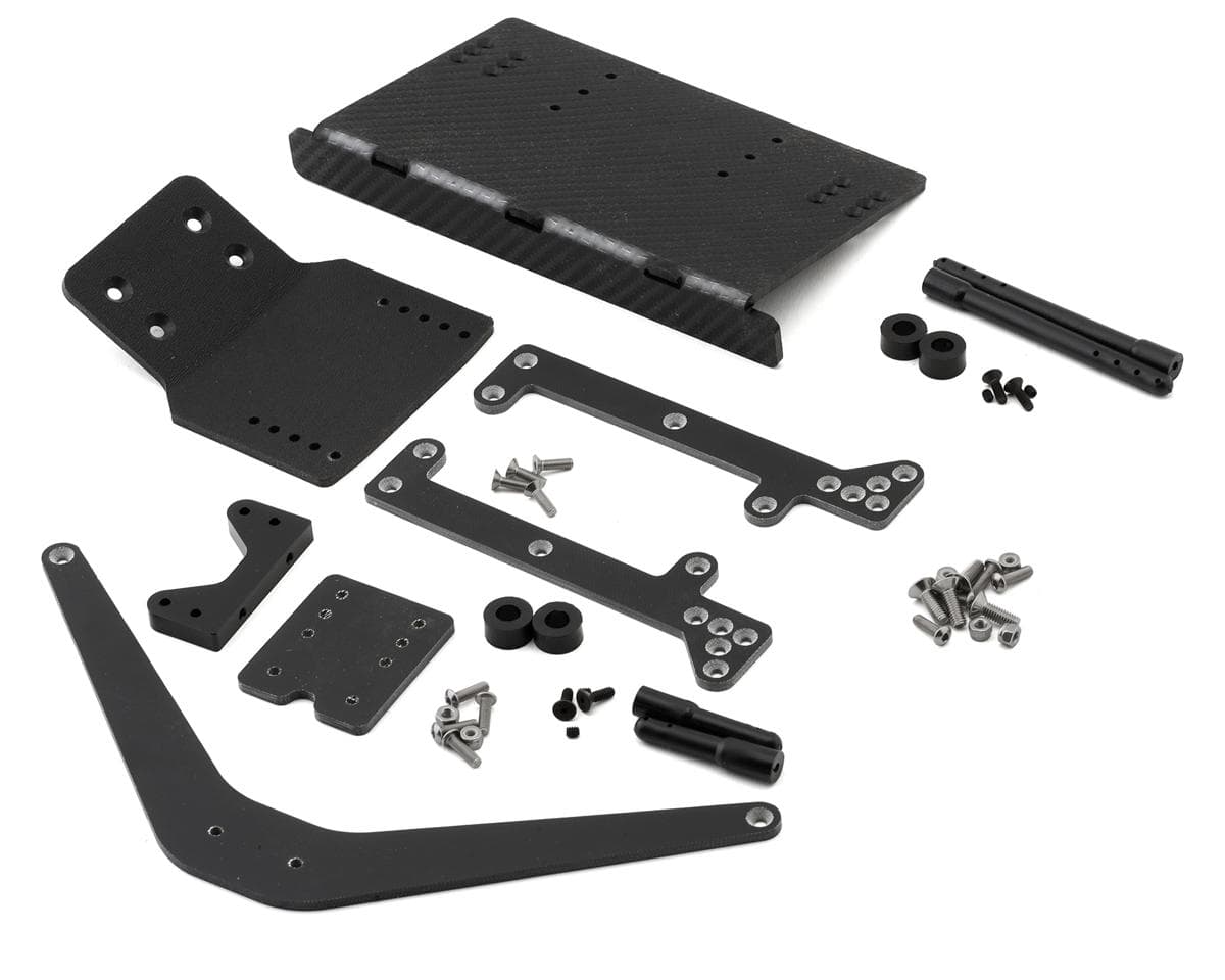 McAllister Racing Front & Rear Body Mount Assembly for Traxxas® Slash™ Modified w/Rear Extension (HCG Chassis)