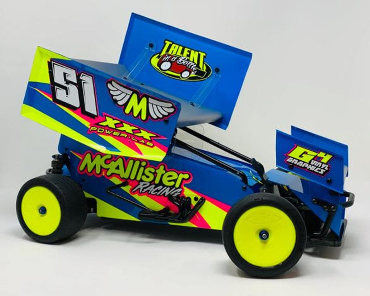 McAllister Racing Placerville 1/10 Sprint Car Body Kit (Custom Works) w/Top and Nose Wings