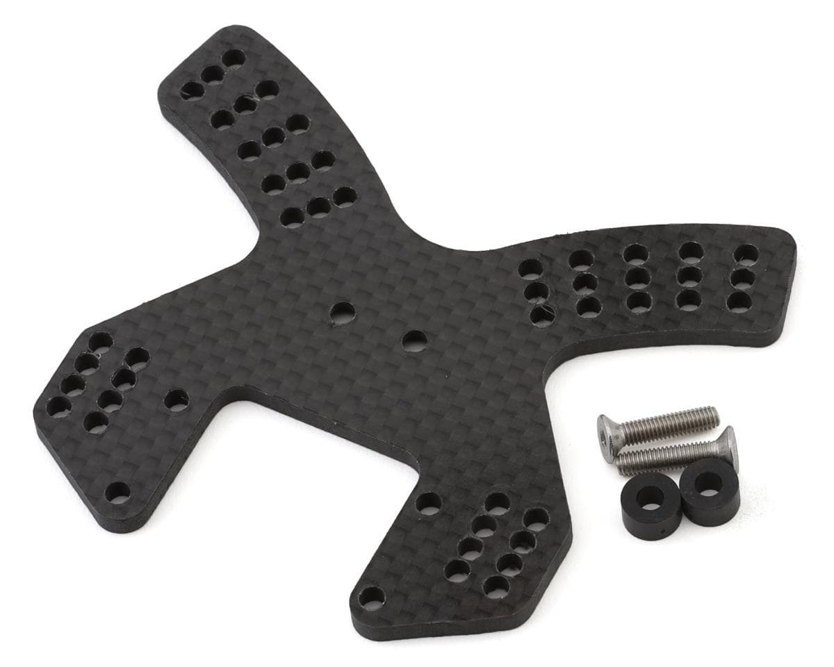 McAllister Racing DR10 3mm Carbon Fiber Front Shock Tower
