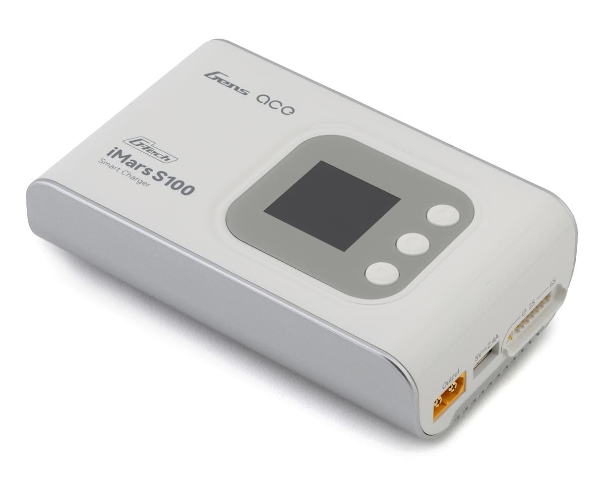 Gens Ace IMars S100 G-Tech Smart AC Balance Battery Charger (6S/10A/100W) (White)