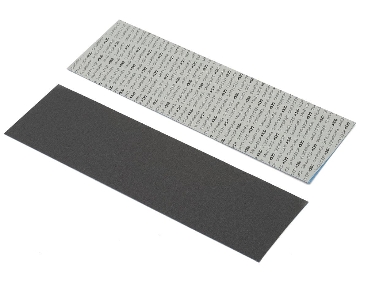 "GUNPRIMER" SAND-LOOP FLAT Sandpaper (2) (320 Grit)