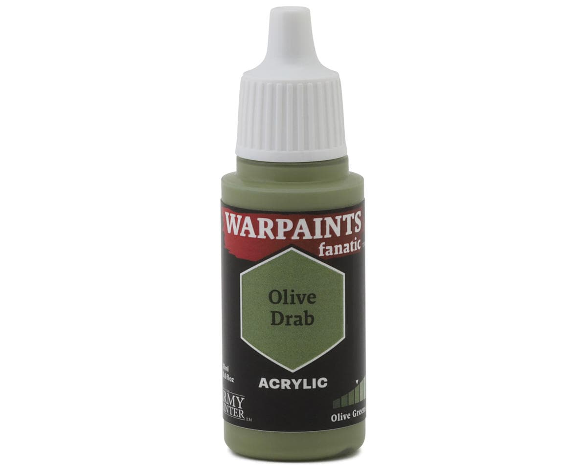 Army Painter Warpaints Fanatic Acrylic Hobby Paint (Olive Drab) (18ml)