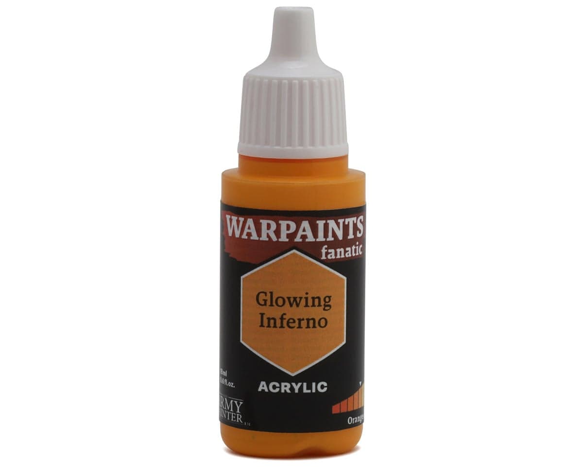 Army Painter Warpaints Fanatic Acrylic Hobby Paint (Glowing Inferno) (18m)
