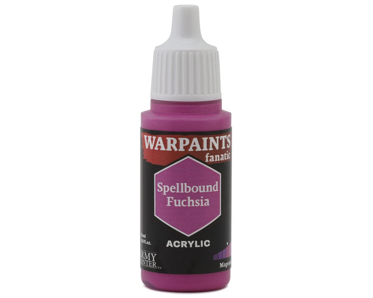 Army Painter Warpaints Fanatic Acrylic Hobby Paint (Spellbound Fuchsia) (18m)
