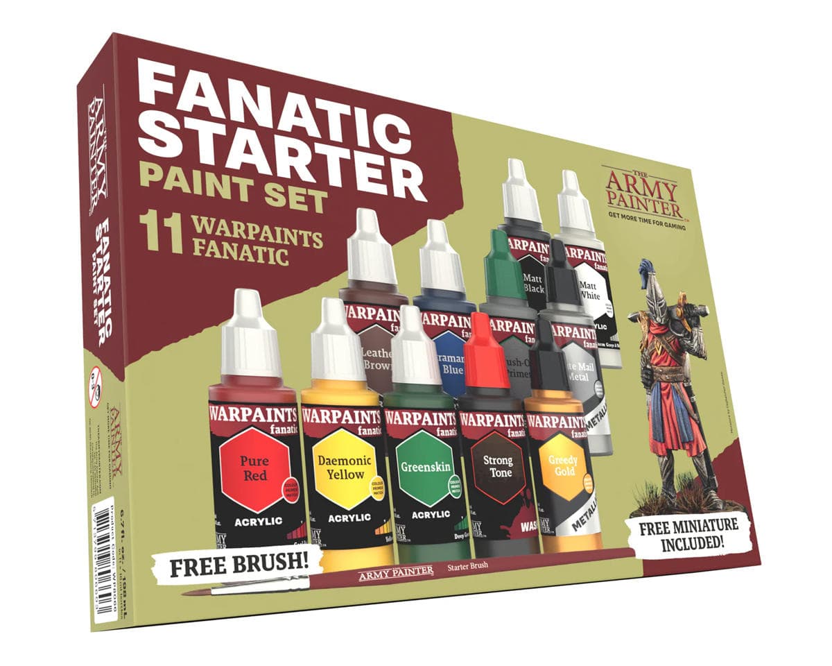 Army Painter Warpaints Fanatic Acrylic Model Paint Set (Starter Set)
