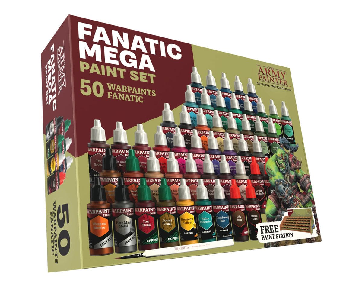 Army Painter Warpaints Fanatic Mega Acrylic Hobby Paint Set