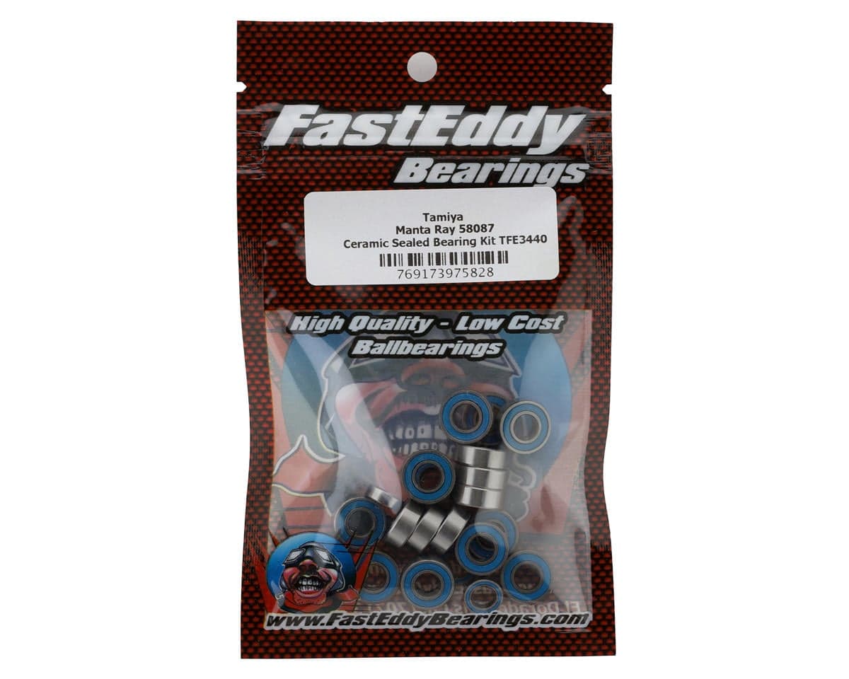 FastEddy Tamiya Manta Ray Ceramic Rubber Sealed Bearing Kit