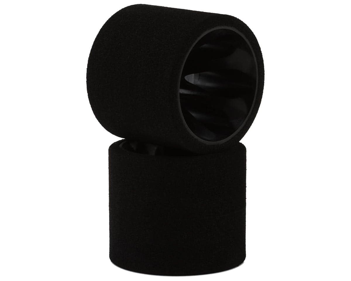 Jaco Prism 1/12 Mounted Foam Rear Tires (Black) (2) (XX Pink)